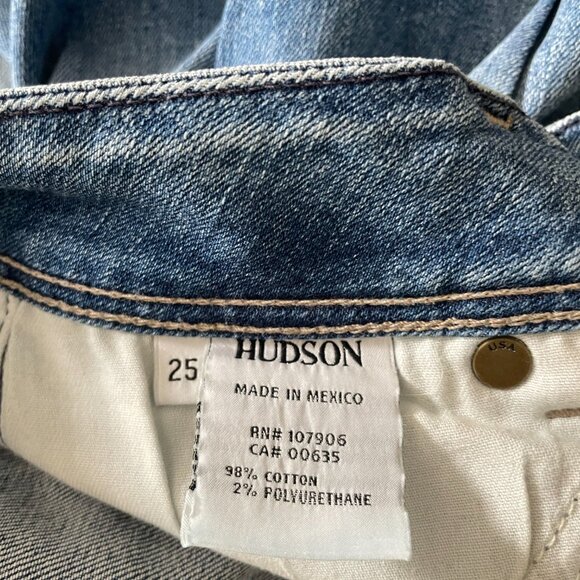 Hudson Jeans Denim washed cuffed jeans - Picture 4 of 7